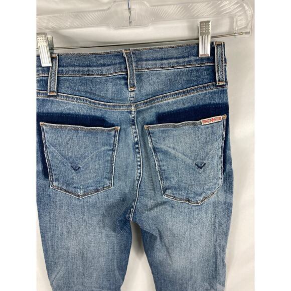 Hudson Jeans Barbara High Waist Ankle Super Skinny Distressed Jean 25 - Picture 5 of 5